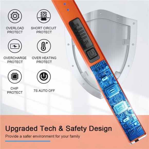 Fluorescent Lighter Electric Glow in the Dark Lighter Candle Rechargeable - Picture 5 of 7